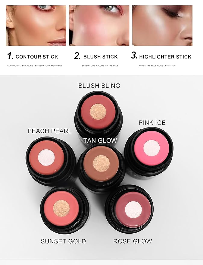 Sandwich Blush Stick Matte Non-greasy Silky 2 In (04#, /0.28oz) 8g