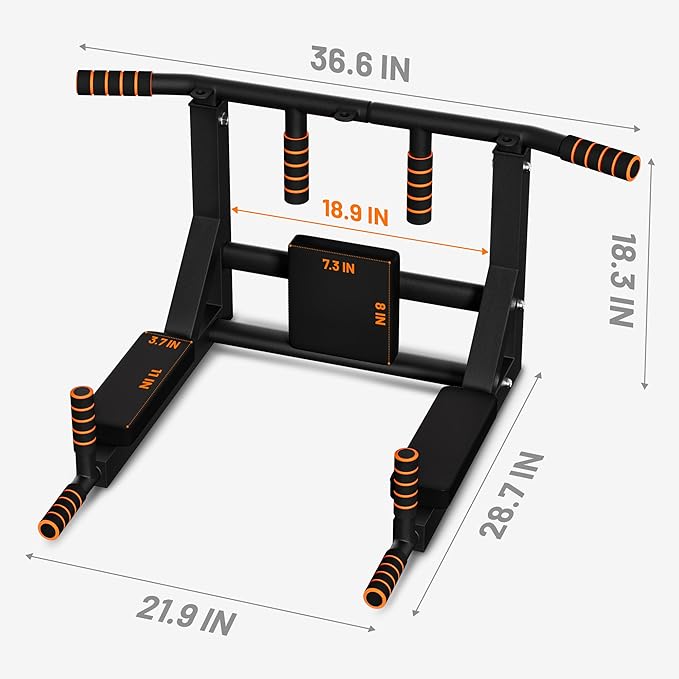 FICTOR Door Pull up Bar for Doorway 30''-37'' Door