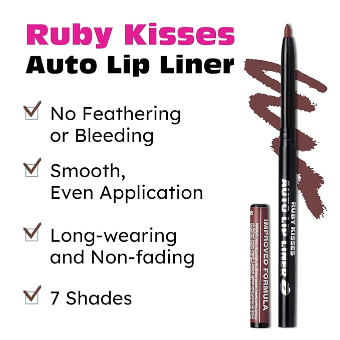 Ruby Kisses Auto Lip Liner (Cocoa)