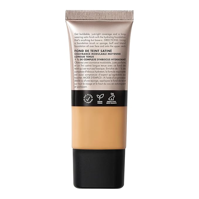 e.l.f. Soft Glam Foundation, Medium Coverage, Long-Lasting & Medium Warm