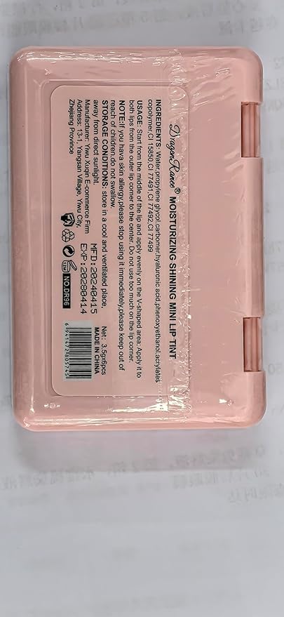 6 Colors Peach Lip Tint Stain Set, Korean Lip