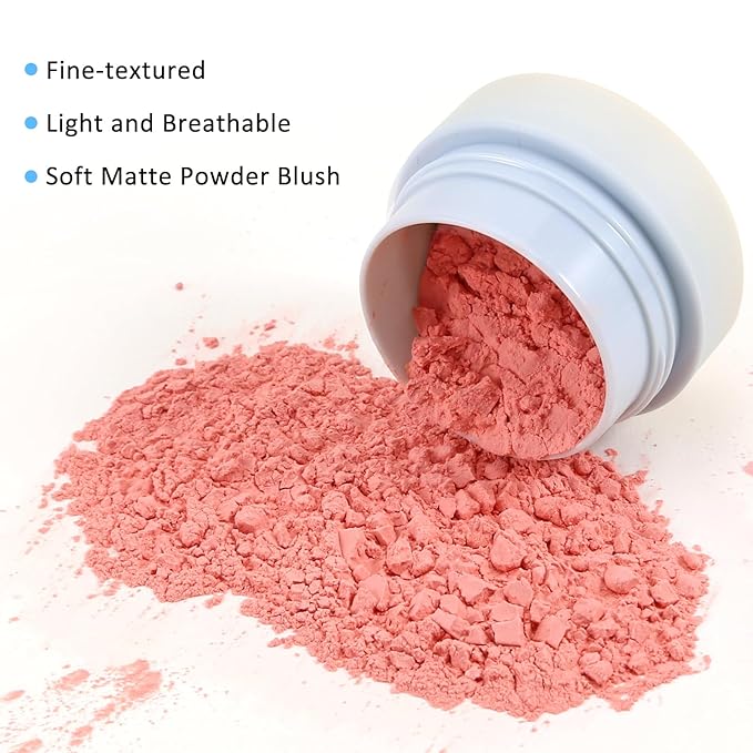 Boobeen Powder Blush for Cheeks, Air Cushion Matte