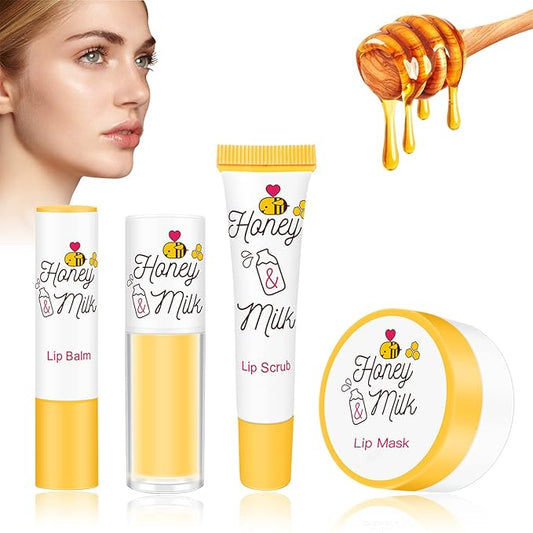 4 Piece Honey Milk Lip Mask