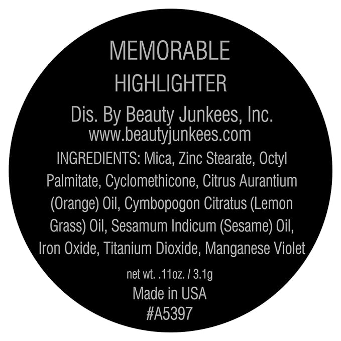 Memorable Highlighter Pressed Powder Makeup - Beauty Junkees