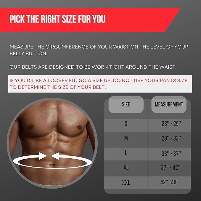 5" Men's Foam Weightlifting Belt