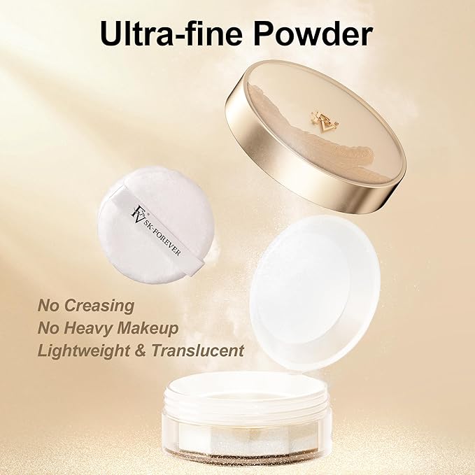 Translucent Setting Powder, FV Loose Powder for Oil 10g