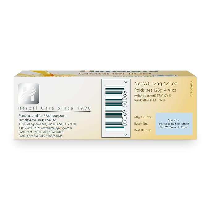 Himalaya Herbal Healthcare Nourishing Cream and Honey Cleansing Bar, 4.41 Ounce (Pack of 2)