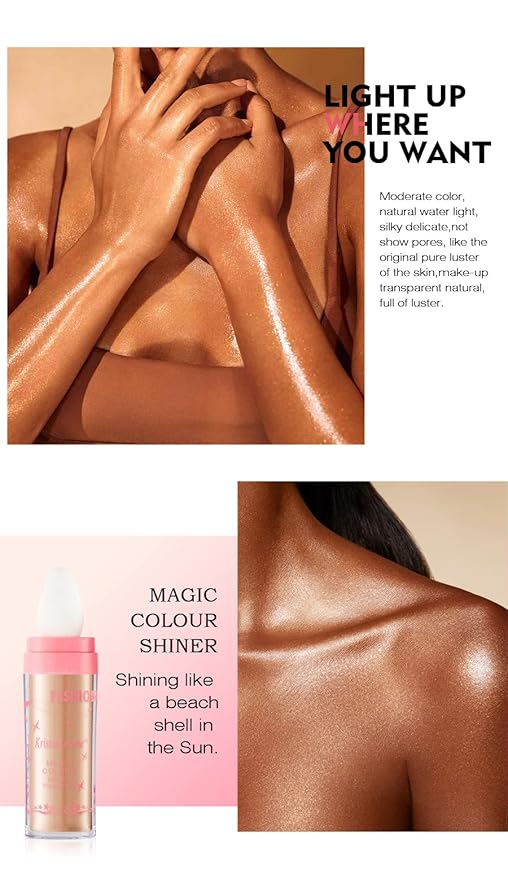 AKARY Shimmer Highlighter Powder, Fairy Polvo De Hadas