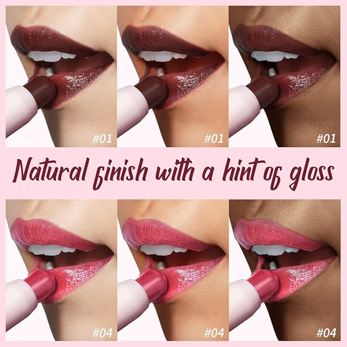 2PCS Tinted Lip Balm Chapstick Hydrating/Coloring