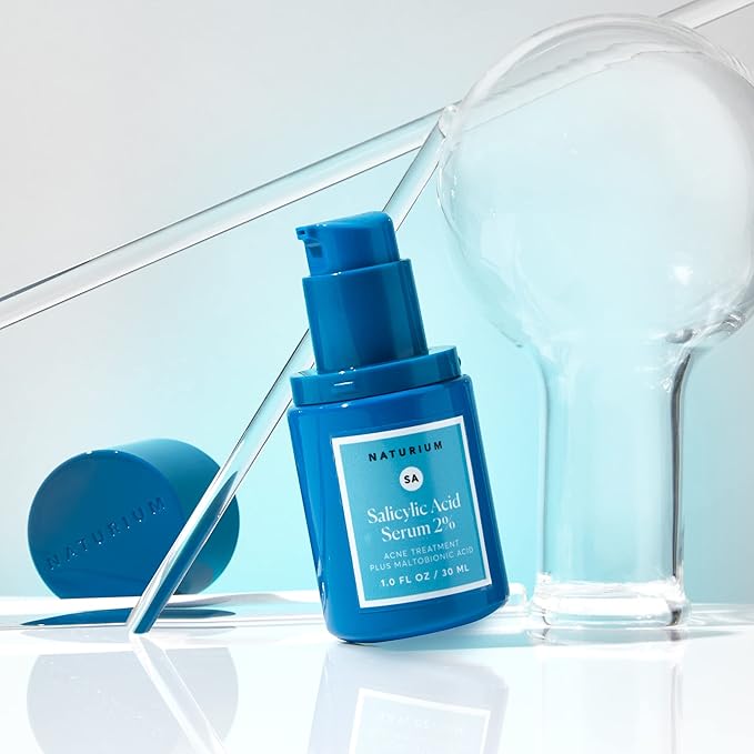 Naturium Salicylic Acid Serum 2%, Blemish Treatment with Maltobionic Acid, 1 oz