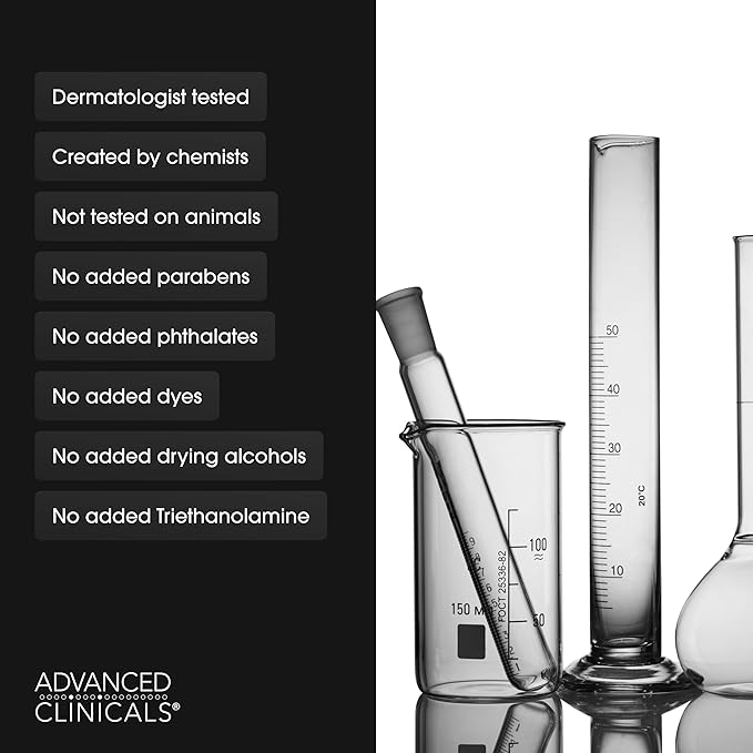 Advanced Clinicals Hyaluronic Acid Moisturizer Body Cream W/Vitamin E | Hydrating Cream & Body Lotion For Women & Men To Help Improve Look of Wrinkles, Dry Skin, Crepey Looking Skin, 16 Ounce