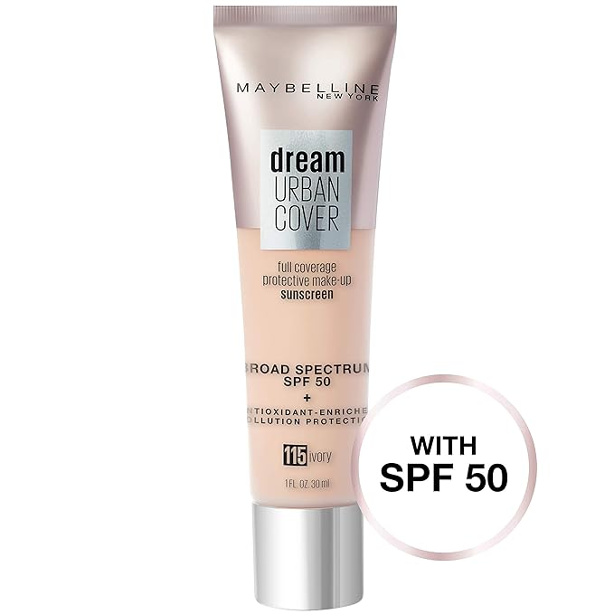 Maybelline Dream Urban Cover Flawless Coverage Foundation Makeup,