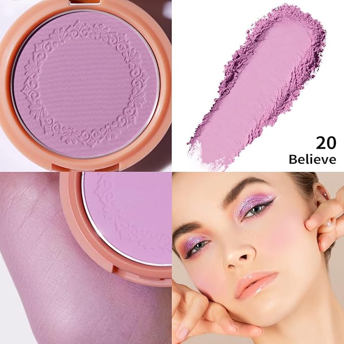 Oulac Purple Blush for Cheeks Blush Makeup| Highly 4.8g