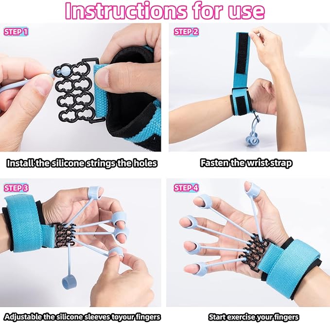 Finger Strengthener ，40lbfinger Exerciser， Forearm Strengthener For Finger