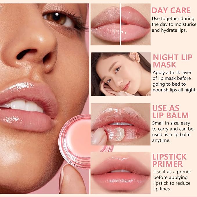 3 PCS Bee Lip Balm Honey Wrinkle