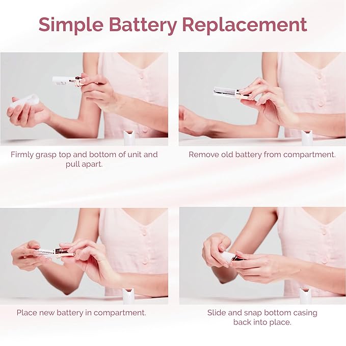 Finishing Touch Flawless Women's Painless Hair Remover, Parisian Blue, 1 Count