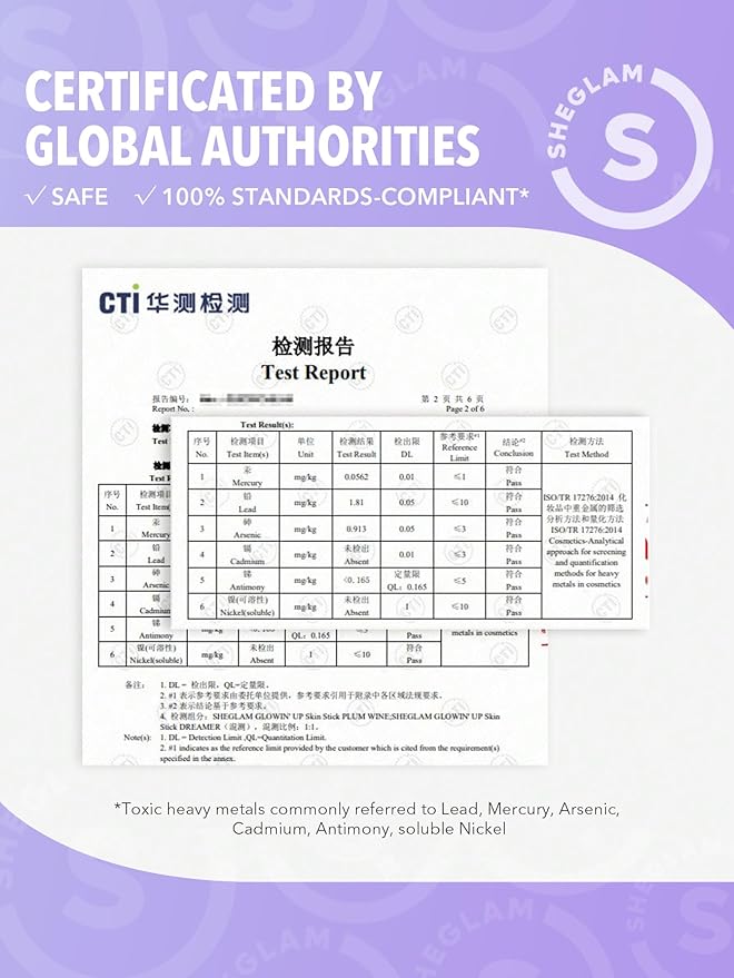 SHEGLAM Snatch N Cream Blush Stick Longlasting High Plum Wine