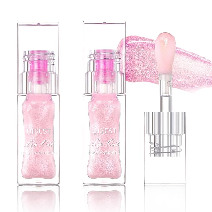 Jolilab 2PCS Magic Color Changing Lip Oil, Warm Magic