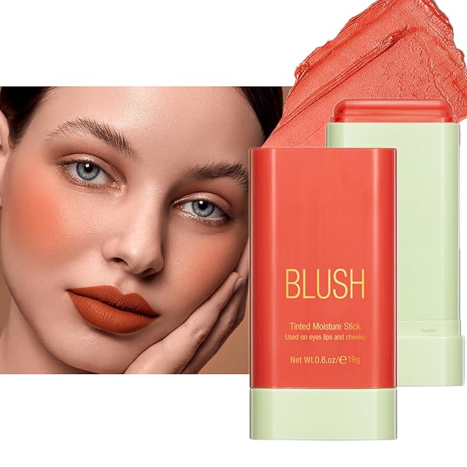 Blush Stick, Cream Blush Stick for Cheeks &