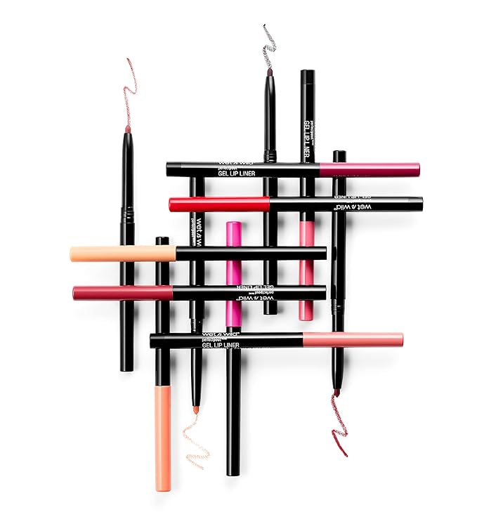 wet n wild Perfect Pout Matte Retractable Gel Lip Liner Pencil, Rich Creamy Long Lasting Color, Well-Defined and Flawless Application, Vegan & Cruelty-Free - Purple Lay Down the Mauves