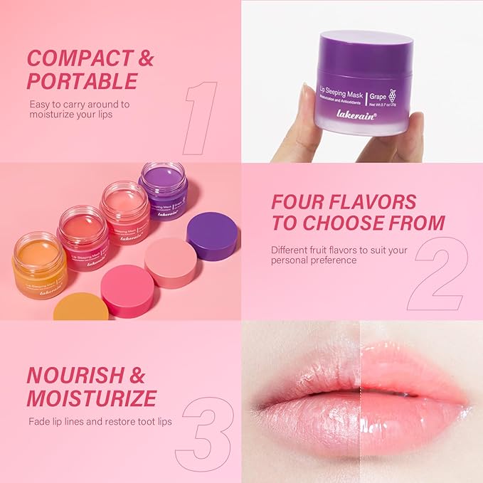 Hydrating Lip Sleeping Mask - Day (Grape)