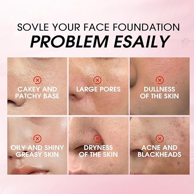 LANGMANNI Matte Grip Face Primer, Transparent Skin Perfecting Oz, 3)