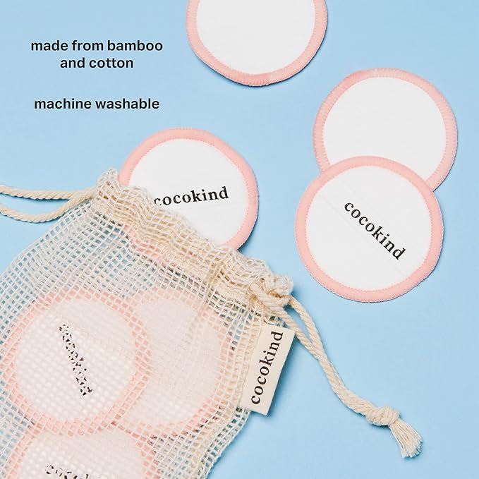 Cocokind reusable facial rounds, reusable