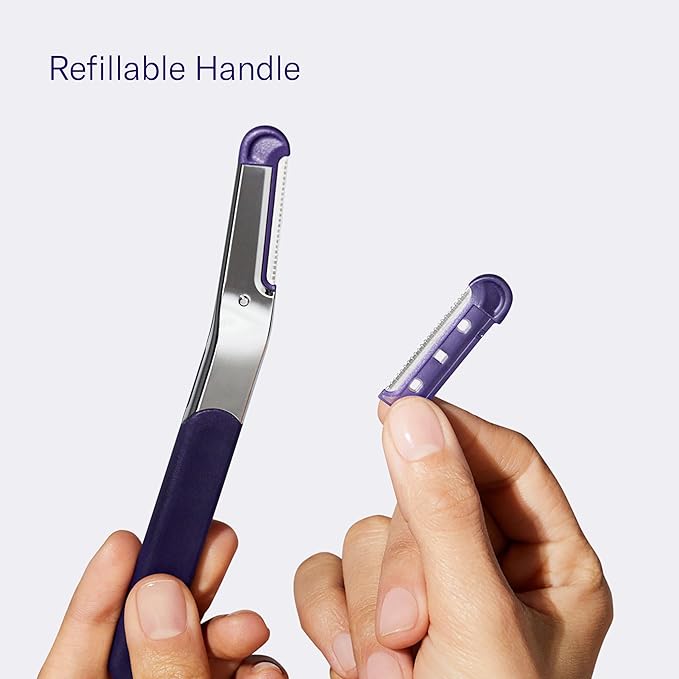 Flamingo Dermaplane Blades Refills, Dermaplane Razor for Women Face, 6 Razor Blades