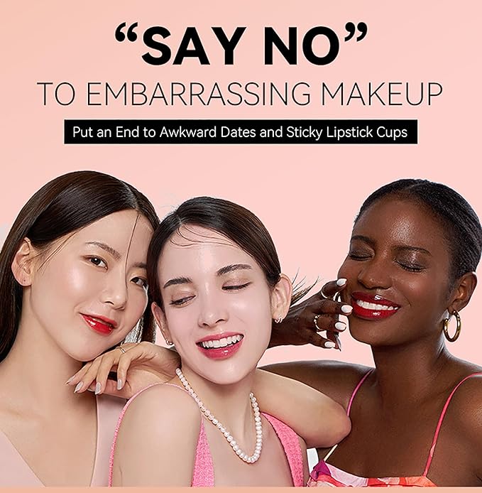 3Pcs Lip Gloss Collection Makeup Set, Shimmery Smooth Lip Glosses for for Girls Women, Soft Liquid Long Lasting Lip Glosses Set with Rich Varied Colors 02