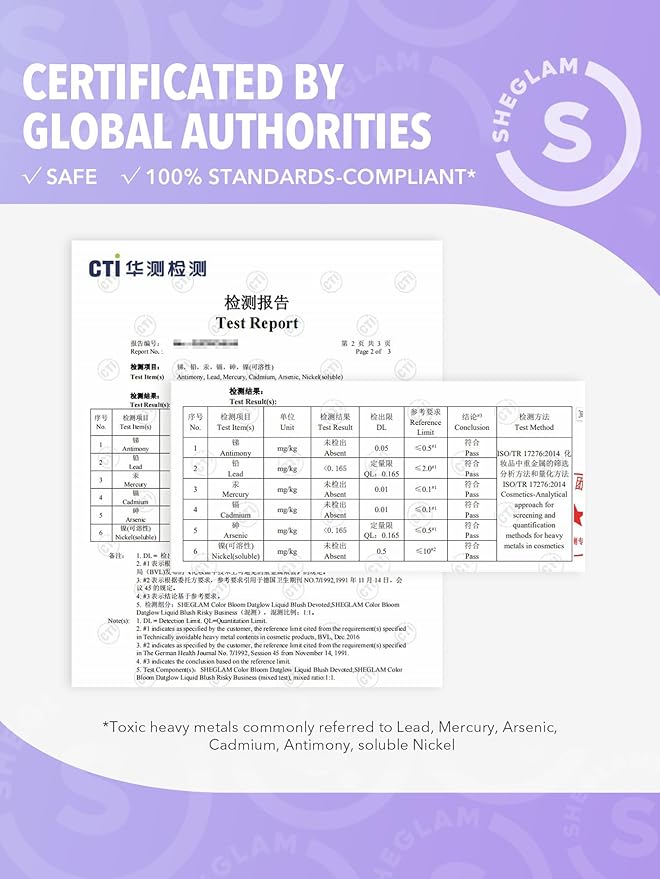 SHEGLAM Color Bloom Dayglow Liquid Blush Makeup for Cheeks Shimmer Finish - Risky Business