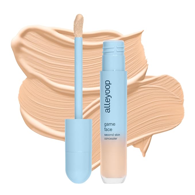 Alleyoop Game Face Concealer Makeup, Lightweight to Medium
