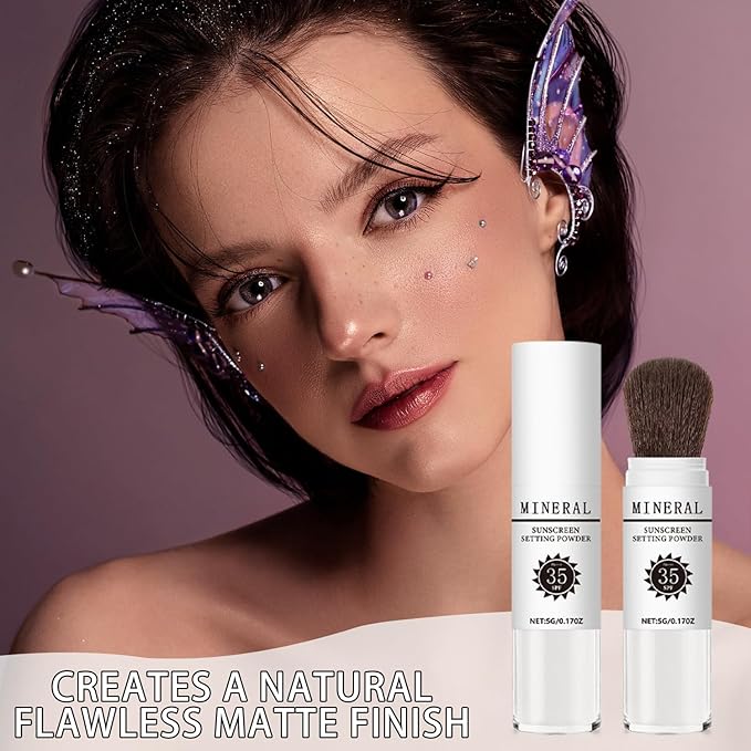 Mineral Sunscreen Setting Powder, SPF 35 Translucent Loose