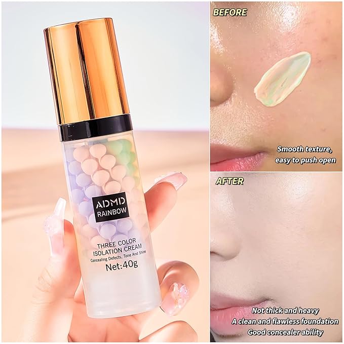 Face Primer for Makeup 3 Colors Isolation Cream