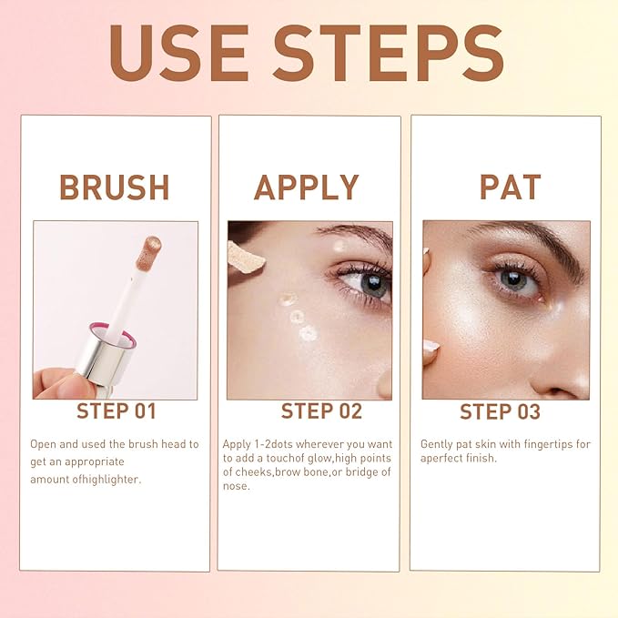 Liquid Contour Stick, Soft Cream Contour Makeup, Liquid Makeup (3#)