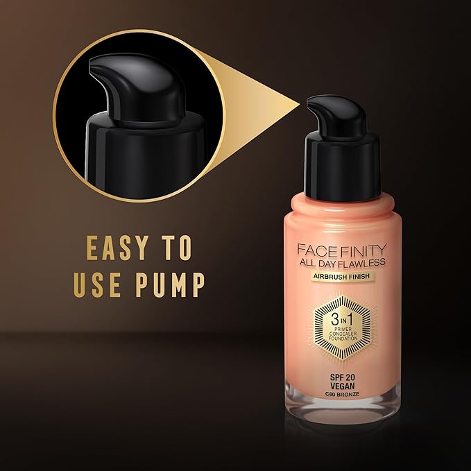 Max Factor Facefinity 3-in-1 All Day Flawless Liquid 30 ml