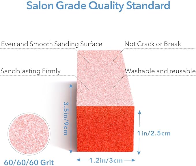 Nail buffers, 10pcs buffering block