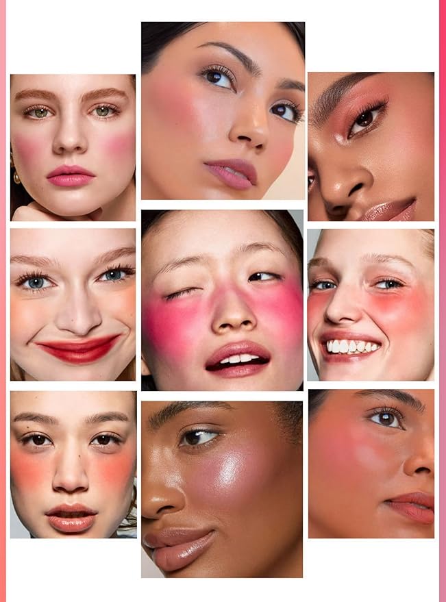 MAEPEOR Matte Face Blush 8 Colors Lightweight Natural (Color 08)