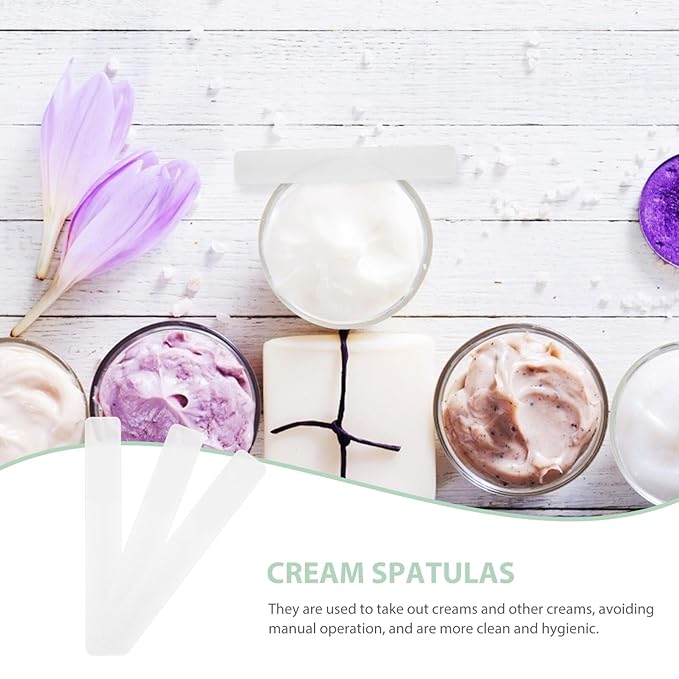 50pcs Soft Film Stick Cream Spoon Facial Mask