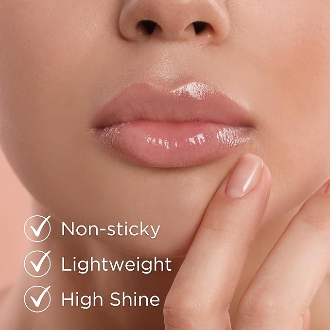 Roller Girl Roll-On Lip Gloss (Strawberry Amber, Watermelon Alexis, Bubblegum Destiny - Pack of 3) – Lip Gloss for Women with Hydrating Vitamin E & Moisturizing Shine, Non Stick Gloss