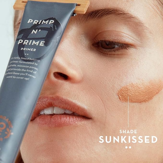 Glowing Skin Makeup Primer and Moisturizer - Vegan (Sun Kissed)