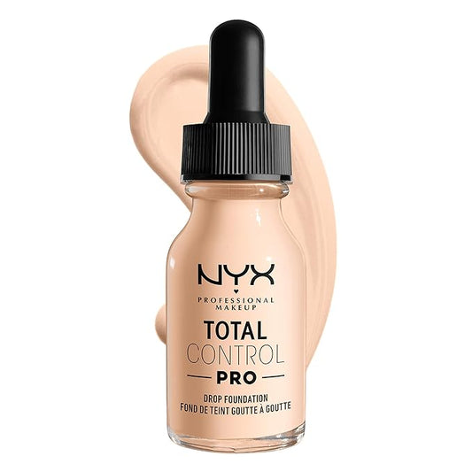 NYX PROFESSIONAL MAKEUP Total Control Pro Drop Foundation, Light Pale
