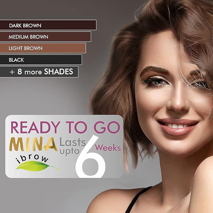 Mina ibrow Hair Color Burgundy|Natural