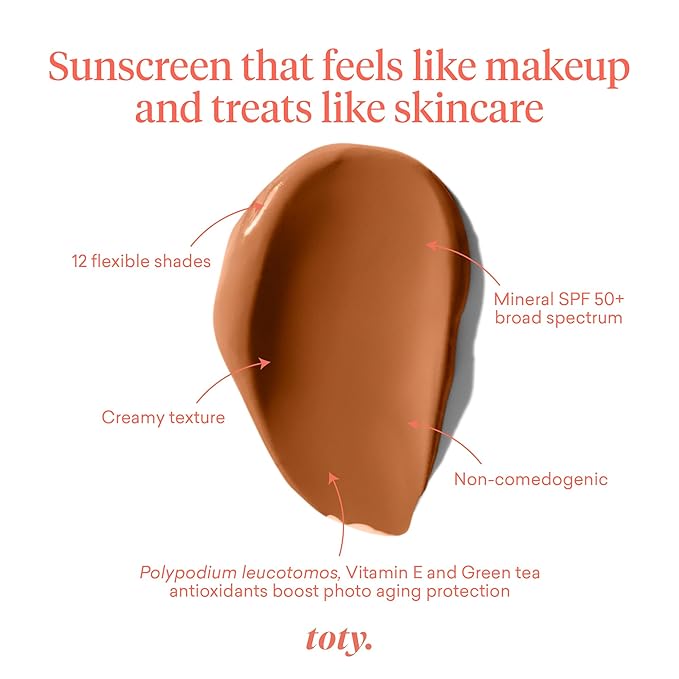 toty - Ilumina CC Cream SPF 50+, 100% DEEP CARAMEL