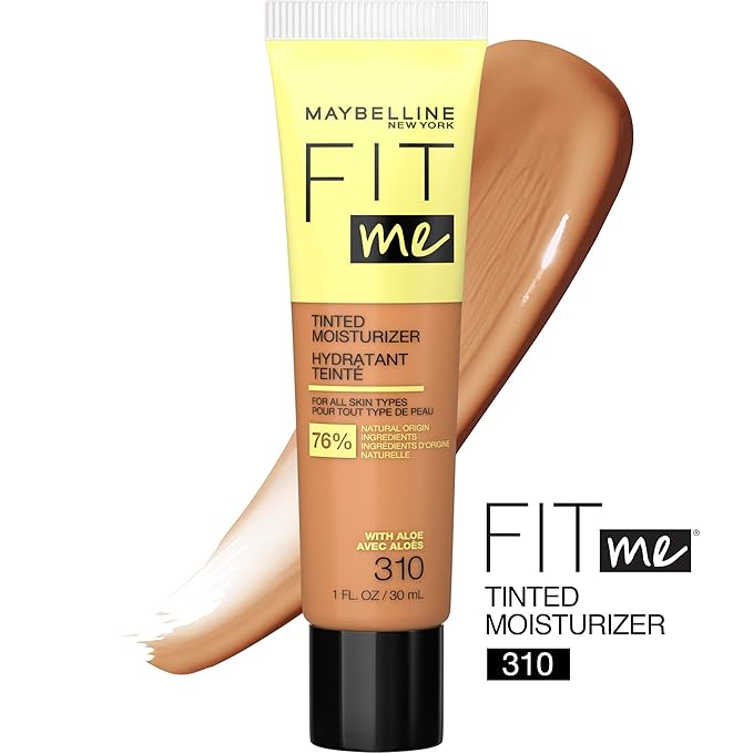Maybelline Fit Me Tinted Moisturizer, Natural Coverage, Face 1 Count