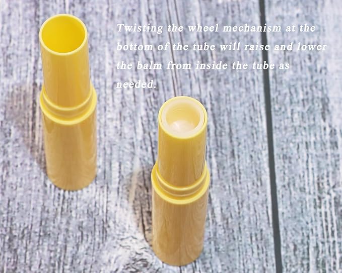 0.14oz Empty Flavored Lip Balm Container (Yellow)