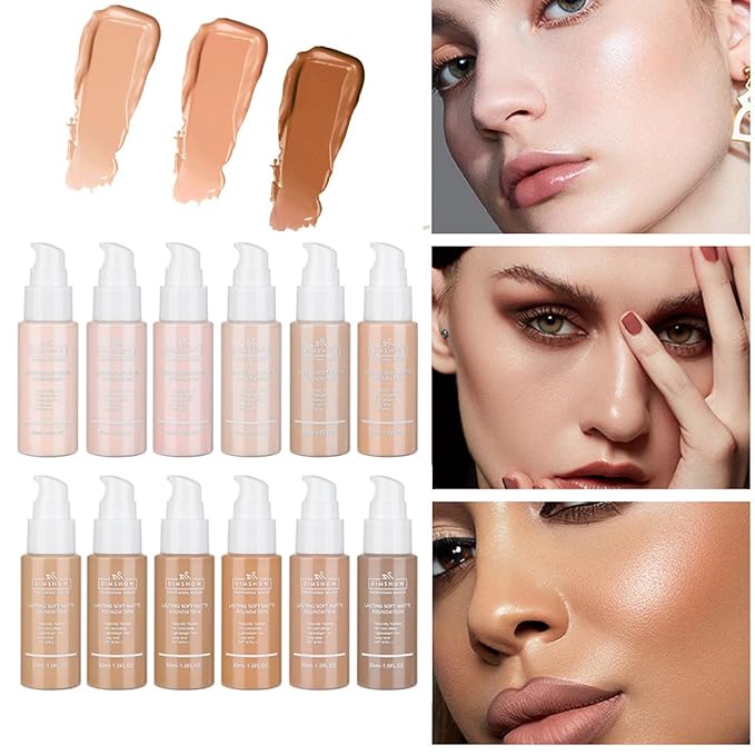 Flawless Matte Liquid Foundation Makeup, Vegan & Cruelty-Free, (03, ) 30ml
