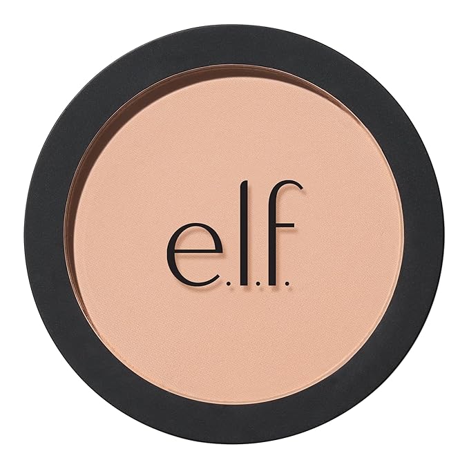 e.l.f. Primer-Infused Blush, Long-Wear, Matte, Bold, Lightweight, Blends Easily, Contours Cheeks, All-Day Wear, 0.35 Oz