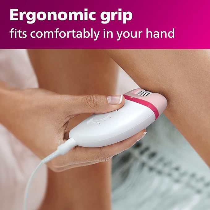 Philips Beauty Satinelle Essential Compact Hair Removal Epilator for Women, BRE235/04 (Corded Use Only)