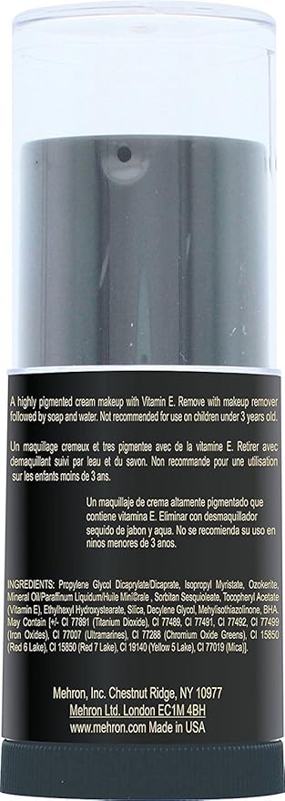 Mehron Makeup CreamBlend Stick | Face Paint, Body g) (Silver) 75 oz