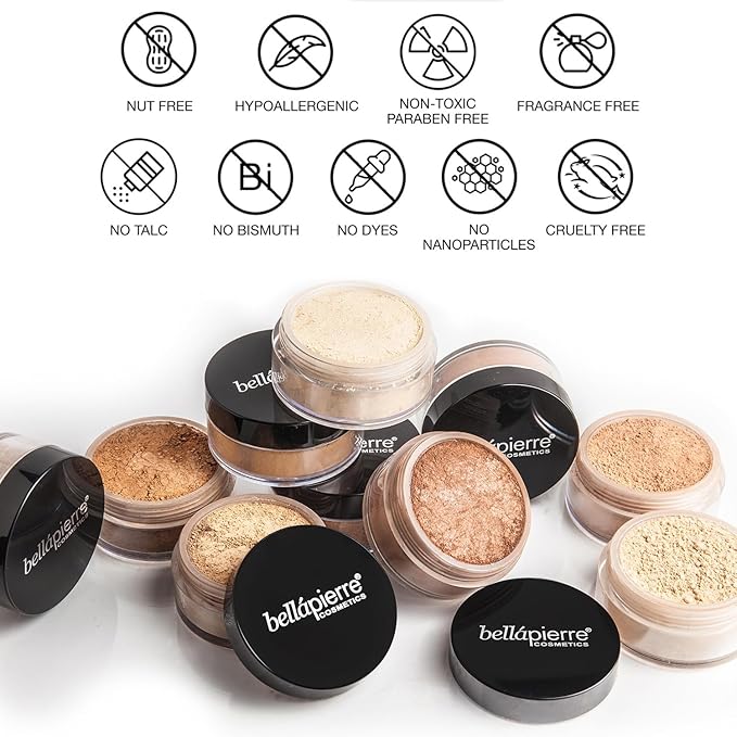 bellapierre Mineral Foundation SPF 15 - Loose Powder - Mocha 32 Oz